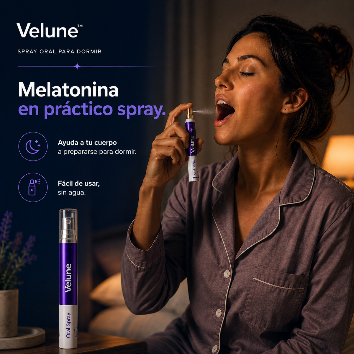 Velune™ – Spray Oral para dormir